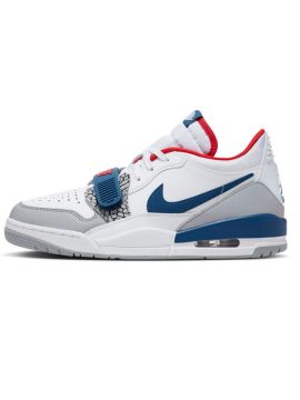 Кроссовки Nike AIR JORDAN LEGACY 312 LOW CD7069-104 Male WHITE/FRENCH BLUE-WOLF GREY