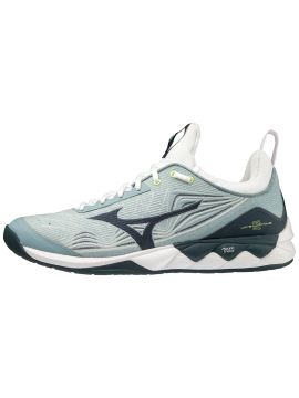 Кроссовки д/волейбола Wave Luminous 2 (StoneBlue/SSea/NeoLime)