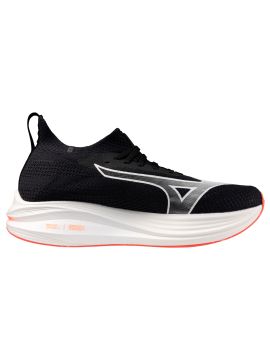 Кроссовки беговые MIZUNO NEO ZEN Black/white/fiery coral 2