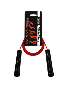 Скакалка универсальная Fortius 3 м (красная)