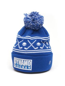 шапка ХК Динамо Москва син., 55-58
