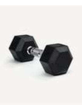 Гантель гексагональная STARFIT 6 кг, обрезиненная, черный