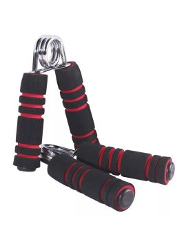 Эспандер кистевой TORRES пара, метал. пружина, мягкие ручки, черн-красный