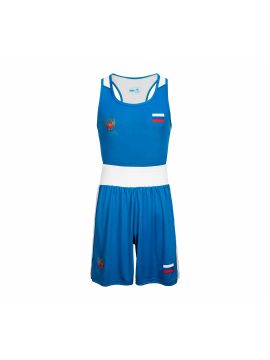 Форма боксерская Clinch Fight ФБР сине-белая