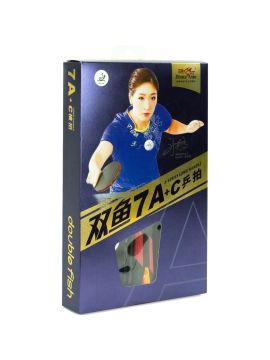 Ракетка для настольного тенниса DOUBLE FISH 7A+C, для професс.,+ 2 мяча V40+мм ITTF Appr