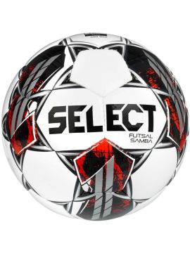 Мяч футзал. SELECT Futsal Samba v22, р.4,FIFA Basic, 32п, ТПУ, руч.сш, бел-кр-черн