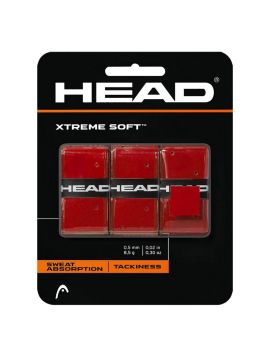 Овергрип Head Xtreme Soft (КРАСНЫЙ), 0.5 мм, 3 шт, красный